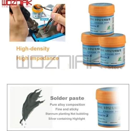 Special Main Plant Solder Paste for Iphone x BGA Tin Solder Paste Low Temperature For Iphonex XS MAX Professional Maintenance
