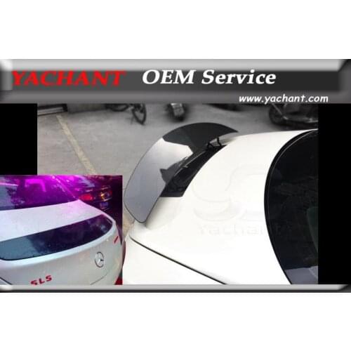 Car-Styling New Arrival Carbon Fiber Trunk Spoiler Rear GT Wing Fit For R197 SLS-Class OEM Style Rear Trunk Spoiler