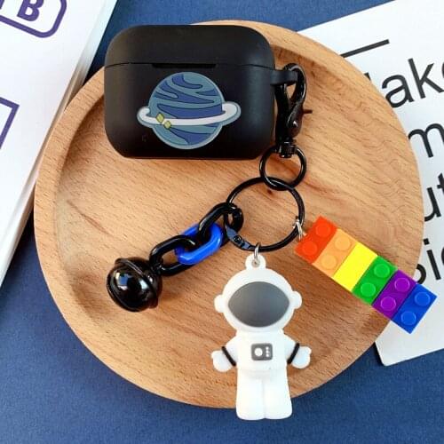 Cute cartoon Earphone Cases For Edifier Xemal X3 case for Edifier V02 / Minibuds Case shell with Astronaut Keychain Cover