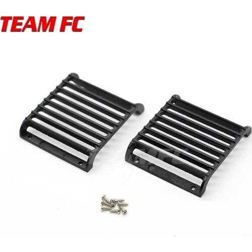 1pair TRX4 Metal Front Lamp Guards Headlight Cover Guard Grille for 1/10 RC Crawler Car TRX-4 S334