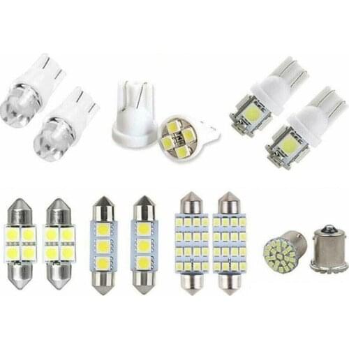 14 Assorted LED Car Interior Inside Light Dome Trunk Map License Plate Lamp Bulb