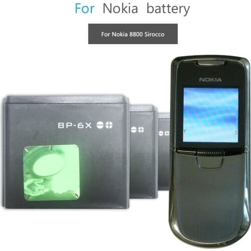 Mobile Phone Battery For Nokia 8800 8860 8800 Sirocco N73i Battery BP 6X BP-6X 700mAh