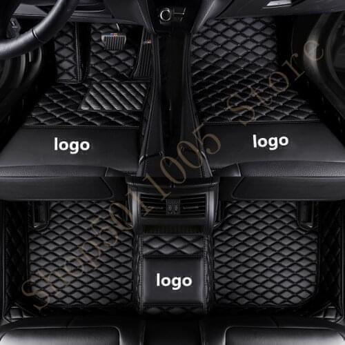 Car Floor Mats For Peugeot 2008 2020 Carpets Auto Interiors Accessories Styling Custom Leather Front And Rear Side Foot Rugs