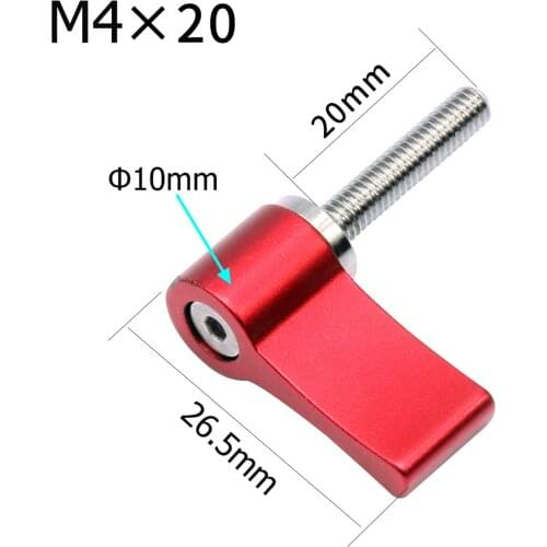 BGNing Aluminum L-type Tighten Handle Screw Locking 7-shaped Adjustable knob Screw M5 M4 Adjustable Screws DSLR Camera Accessory