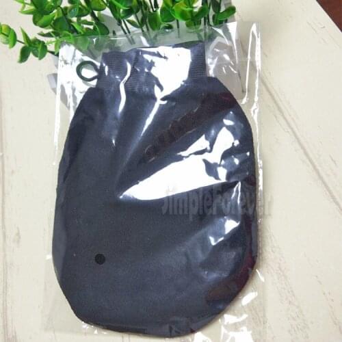 Black Hammam Scrub Exfoliating Mitt Kessa Scrub Glove Preparation Shower Scrub Gloves for Sunless Self Tannin 50pcs/lot