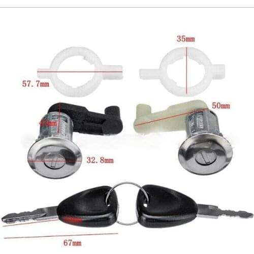 Car Lock Cylinder for Renault MEGANE SCENIC CLIO MASTER THALIA Auto Lock Cylinder