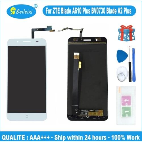 For ZTE Blade BV0730 Blade A2 Plus Dual SIM LCD Display Touch Screen Digitizer Assembly Panel For ZTE Blade A610 Plus