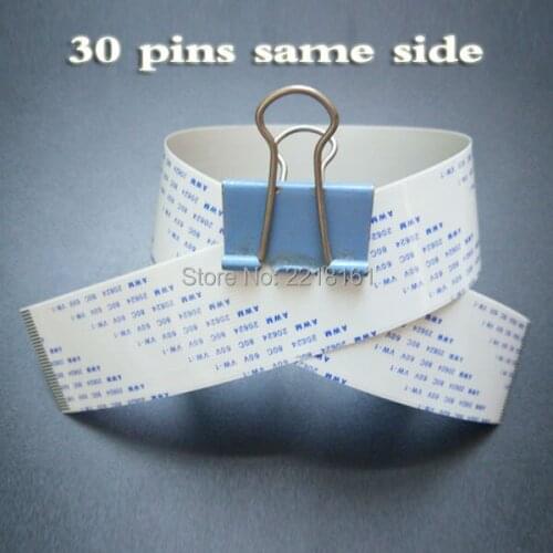 10pcs Eco solvent printer for Seiko print head cable / SPT510 FFC data cable 30pins ,40cm long