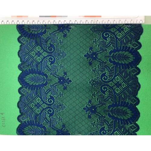 23cm high quality nylon spandex elastic lace trim,YX-02265