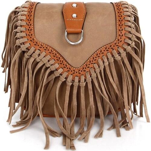 European & American Tassel Women Shoulder Bags PU Leather Messenger Bags Chain Handbags Luxury handbags women bags designer S191
