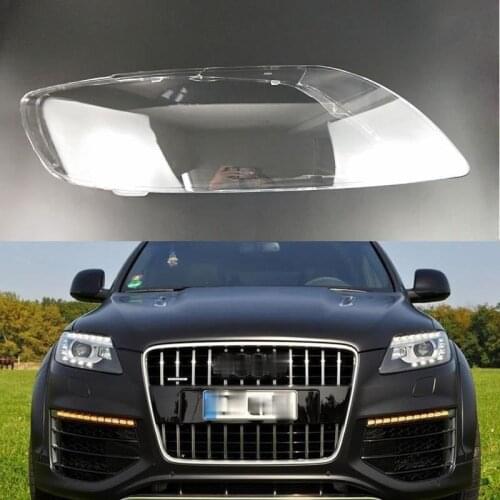 For Audi Q7 headlight cover 06-15 Audi Q7 headlight cover transparent glass headlight shell