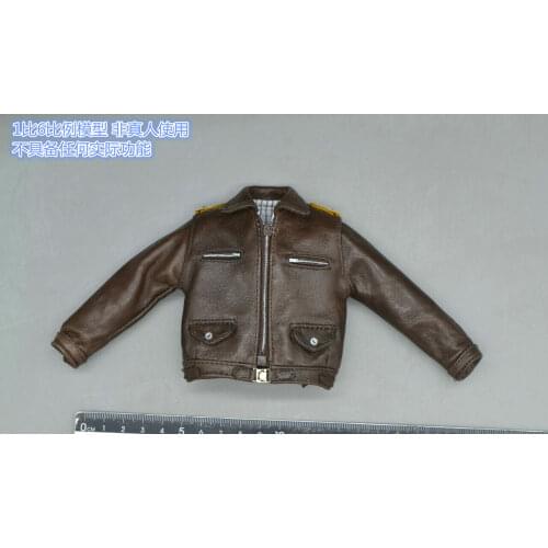 1/6 Scale Soldier AL100030 WWII Pilot Leather Coat Model for 12"