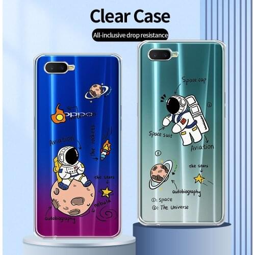 For OPPO K1 Case Clear Protective Case For OPPO K1 k1 Soft Shockproof Fundas PBCM30 Transparent Phone Cover For OPPO K1 6.4 inch