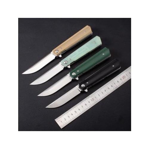 4 Colors 59-60HRC G10 Handle Outdoor Folding Knife Hunting Knife Survival Protable Knife Outdoor Survival Knives