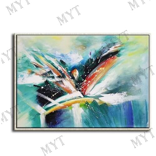 Modern knife painting Hand Painted Wall art Pictures Abstract oil painting for Living room home decor no framed