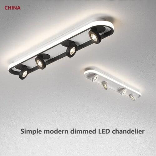 Simple and modern dimming LED20W 36W 47W cloakroom ceiling lamp corridor entrance entrance rectangular balcony ceiling lamp