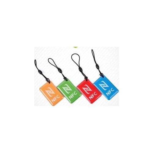 NTAG216 13.56MHZ Waterproof NFC Epoxy tag keyfobs compatible for all cell phone device Galaxy S5 S4 Lumia