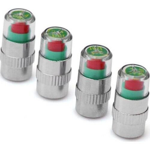 4pcs Car Tire Air Pressure Valve Stem Caps Sensor Indicator For Skoda Octavia A2 A5 A7 Fabia Rapid Superb Yeti Roomster