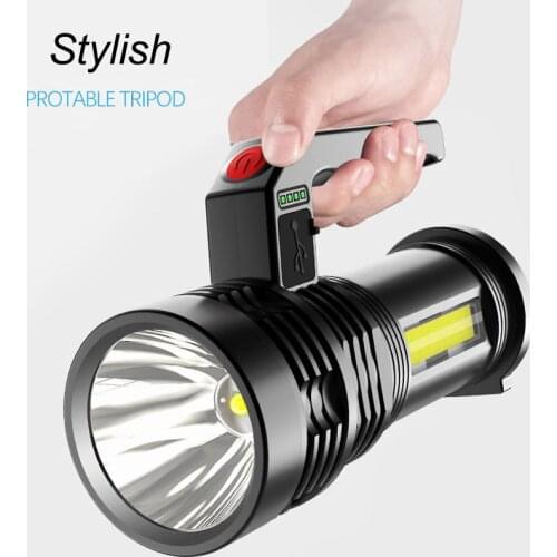 XHP500 most powerful led flashlight torch usb X501 rechargeable tactical flashlights hand lamp Outdoor lighting free shpping 2pc