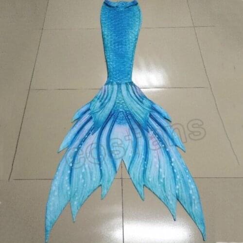 Mermaid Tail Kids Adult Women Men Mermaid Tail with Flipper Beach Costumes Mermaid Swimsuits Big Black Pearl Mermaid Tail Dress