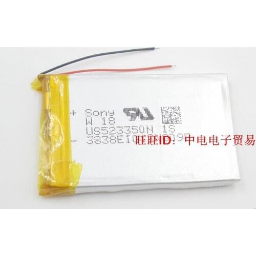 3.7V polymer lithium battery 503450 1300MAH MP3 MP4 traffic recorder New Hot A import