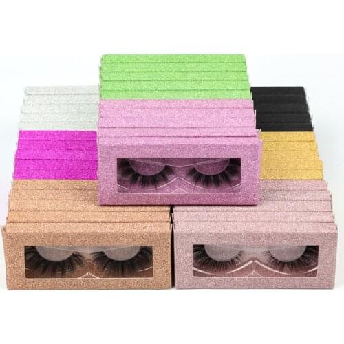 3D Mink Lashes Wholesale Natural Long False Eyelashes Wholesale Thick Fluffy Fake Lashes Makeup Mink Eyelashes In Bulk