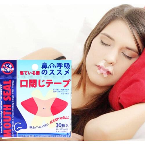 60PCS /2Bag Breathe Nasal Strips Right Way Stop Snoring Tape Anti Snoring Strips Easier Better Breathe Stickers Health Care