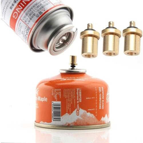 Gas Refill Adapter Filling Butane Canister Outdoor Camping Stove Gas Cylinder Gas Tank Burner Accessories Mini Inflation Valve