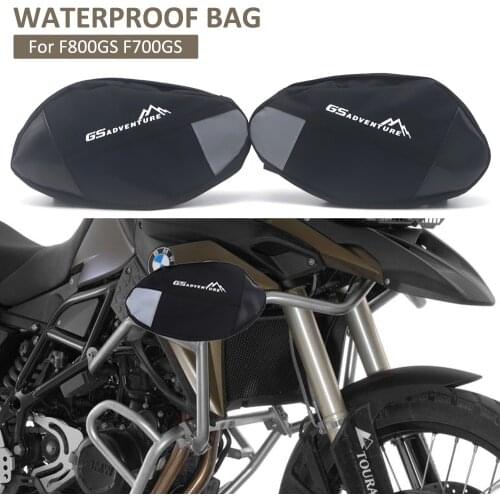 Motorcycle Frame Crash Bars Waterproof Bag Repair Tool Placement For BMW F800GS F700GS