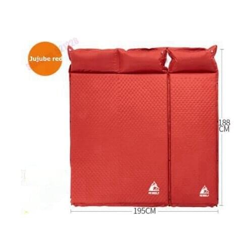 3 Person 5cm Automatic Inflatable Mattress Beach Cushion Car Back Sleeping Bed Pad Hking Cycling Picnic Outdoor Camping Mat