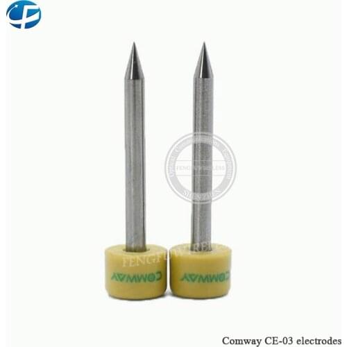 Free shipping 1Pair Comway CE-03 Electrodes with C10/C9/C8/C6 Optical fiber fusion splicer electrodes