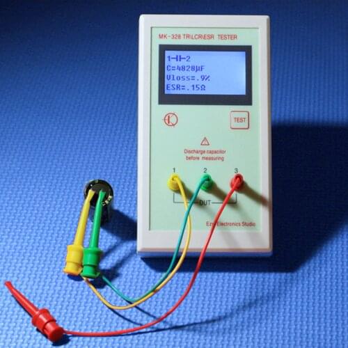 Digital Multimeter LCR NPN PNP MOS Capacitance Resistance Tester Transistor Tester Capacitor ESR Inductance Resistor Meter