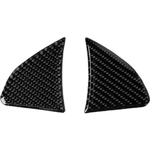 Carbon fiber B steering wheel decoration stickers Honda Fit 2014-2018, universal for left and right driving Interior Stickers