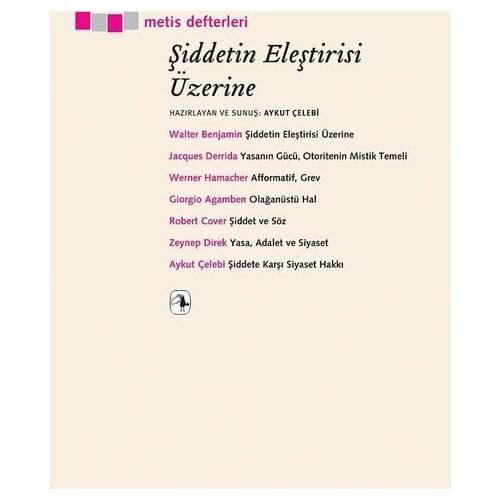 Violence Onto a Critique of Collective Metis Yayıncılık Notebook Series