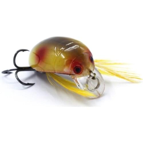 1pc Exquisite Fishing lures 35mm 4g Cicada Bait Fishing Lure Insect Bug Lure Sea Beetle Crank For Bass Carp Fishing