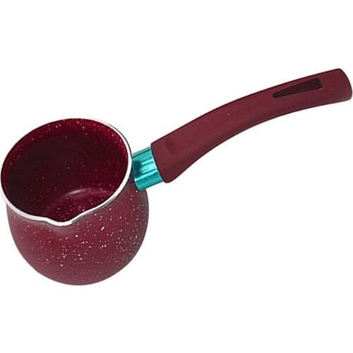 Single Handle Anti-scalding Coffee Pot Non-stick Pan Mini Milk Pot Ceramic Coffee Pot Non-stick Coating Milk Pan