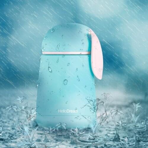 Creative Mini Rabbit Vacuum Flask Cartoon 304 Stainless Steel Heat Preservation Portable Student Water Cup Girl Holiday Gift