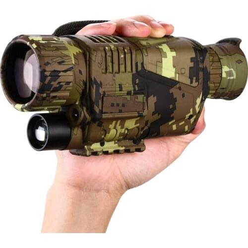 BOBLOV Digital Night Vision Monocular 5x8 Optics Scope Night Vision Infrared Monoculars with 16GB Card for Hunting Observe