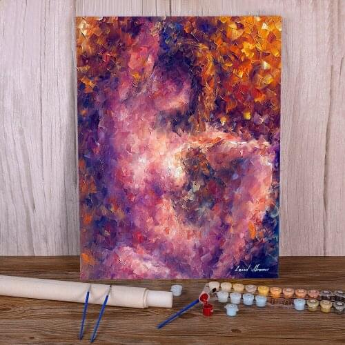 Oil Painting Style Ternura Paint By Numbers Complete Kit Oil Paints 40*50 Paiting By Numbers Home Decoration For Children Art