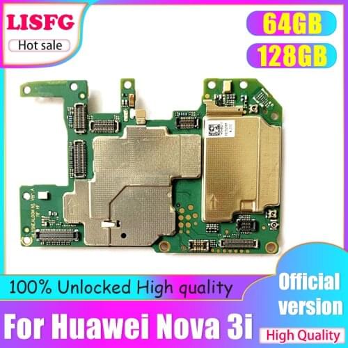 32GB 64GB Motherboard For Redmi Note 6 Pro Motherboard Logic Board Original version 100% work Unlocked Main Circuits Board