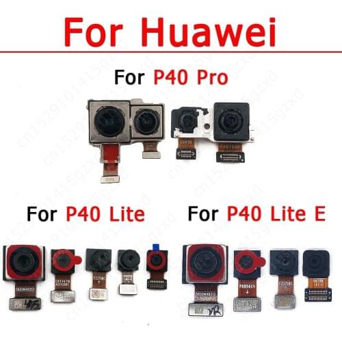 Original Rear Front Camera For Huawei P40 Lite E Pro Facing Backside Frontal Back Small Selfie Camera Module Flex Spare Parts