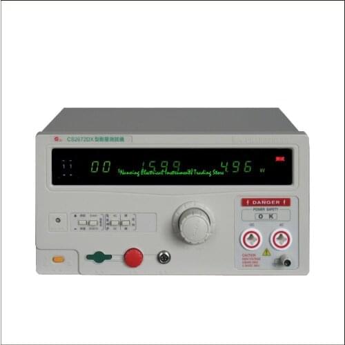 Fast arrival CS2672DX programmable 5KV AC / DC AC and DC voltage tester resistance voltage tester pressure instrument