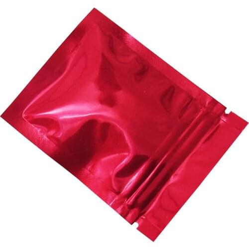6*8cm Self Seal Zip Lock Mylar Pouches Retail Candy Coffee Powder Bean Waterproof Packages Organizer Zipper Bag with Tear Notch