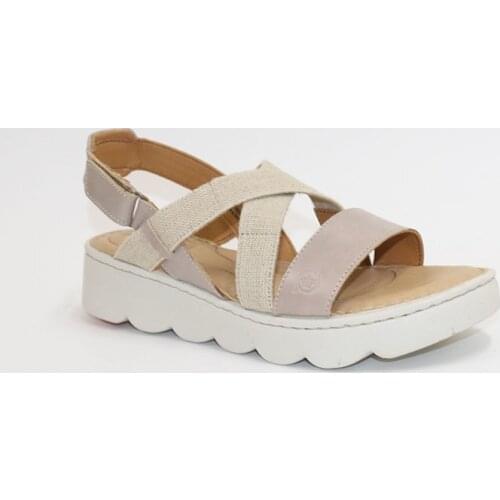 4cm thick bottom cross SandalWomens air cushion leather sandalsSuper light and comfortable sandals for women in summerROMAN