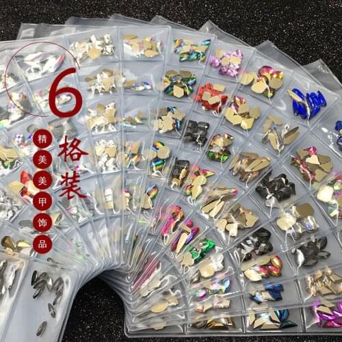 Swarovsky Mix Nail Glass Rhinestones Jewelry Flat-back Over 40 Shapes Flat Back Colorful Crystal Ab Horse Eye Teardrop Diamond