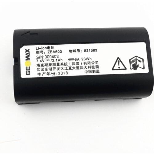 High quality 7.4V 3100mAh Li-ion ZBA600 battery for Geomax Zenith15 total stations surveying