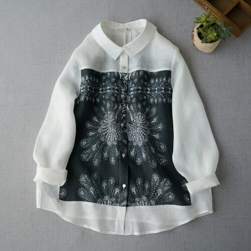 Женские рубашки с принтом Yuemingfei China At AliExpress