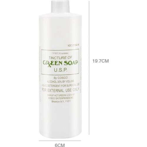 Tattoo Green Soap Cleaning 16oz Tattoo After Care Equipment Supplies Skin Cleaning Solution High Quality Professional Sterilize