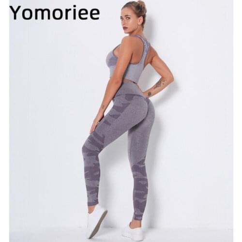 Women Yoga Set Gym Sport Workout Running Training Sportswear High Waist Butt Lifting Floral Printed Bra & Pants Suit Yomoriee