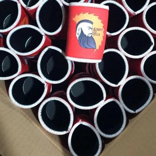 100pcs PERSONALISED Logo Desig Beer Can STUBBY HOLDER Stubbie Coolers in Colourful Wedding Gift Beer Bottle Can Cooler custom